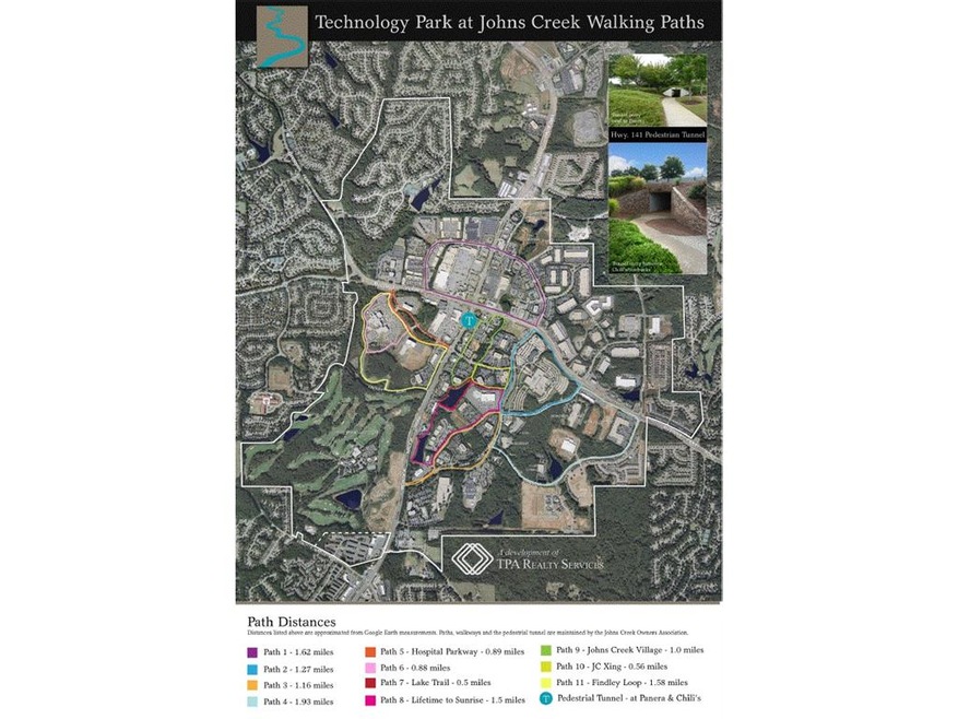 Walking Trail close to community.