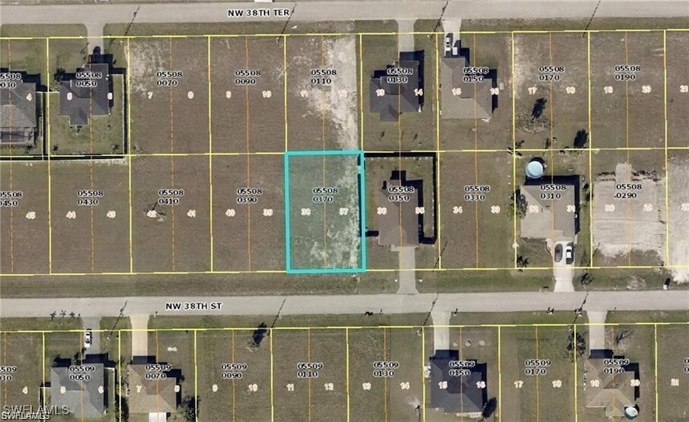 Aerial overview of property's location
