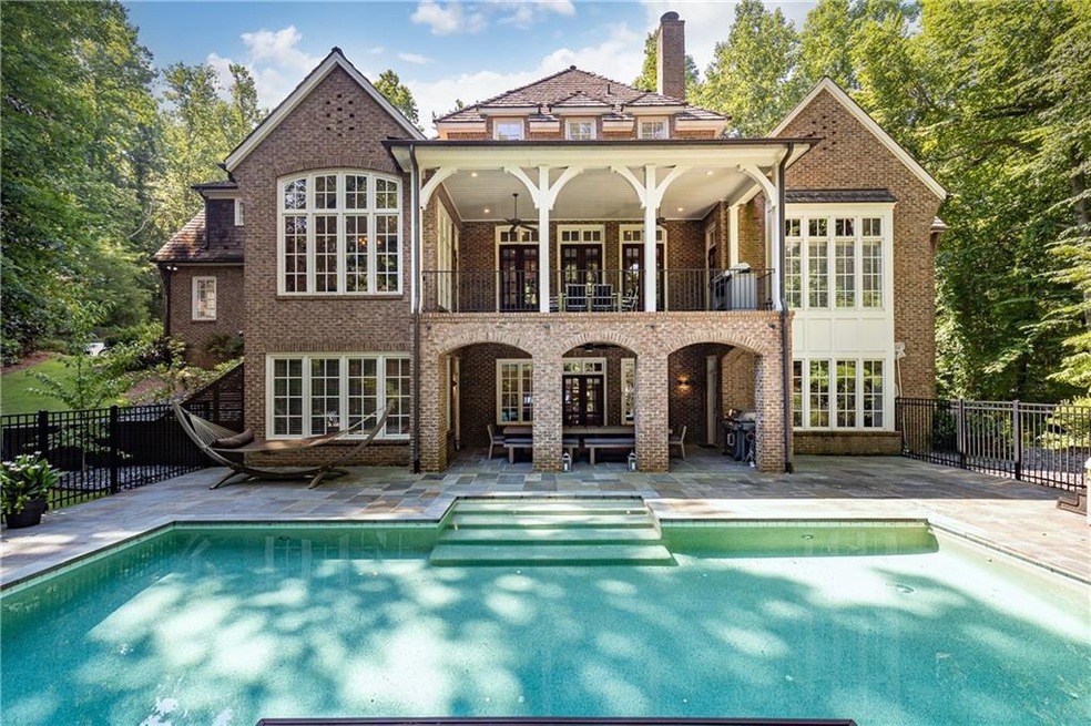 View of the back of the home from the sun deck.