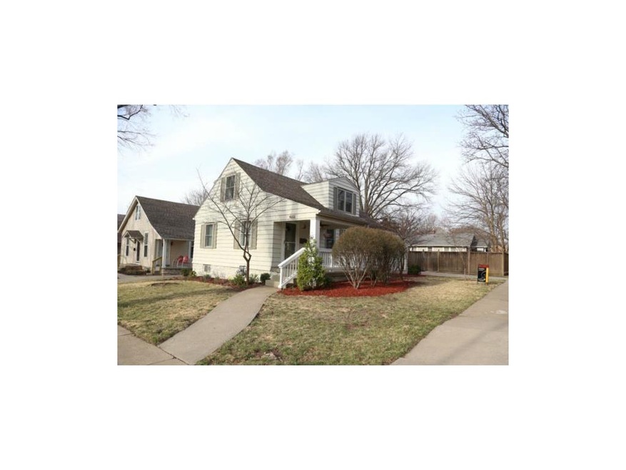 Corner lot with new landscaping in front yard