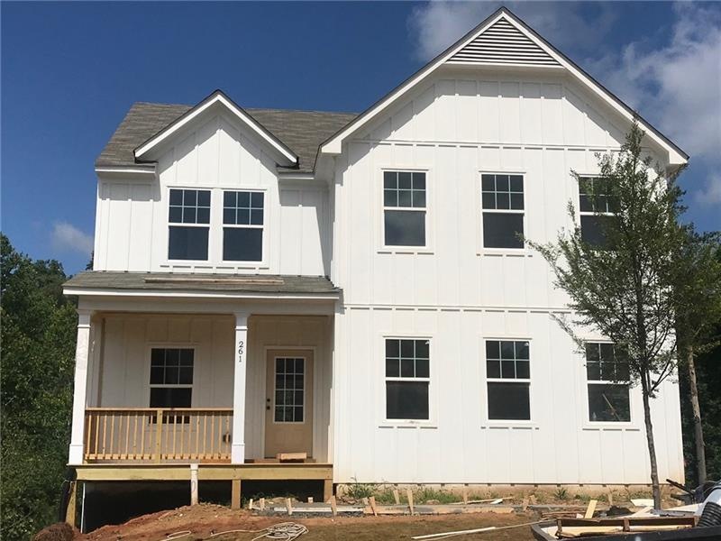 This picture is ACTUAL home-Farmhouse elevation-BA