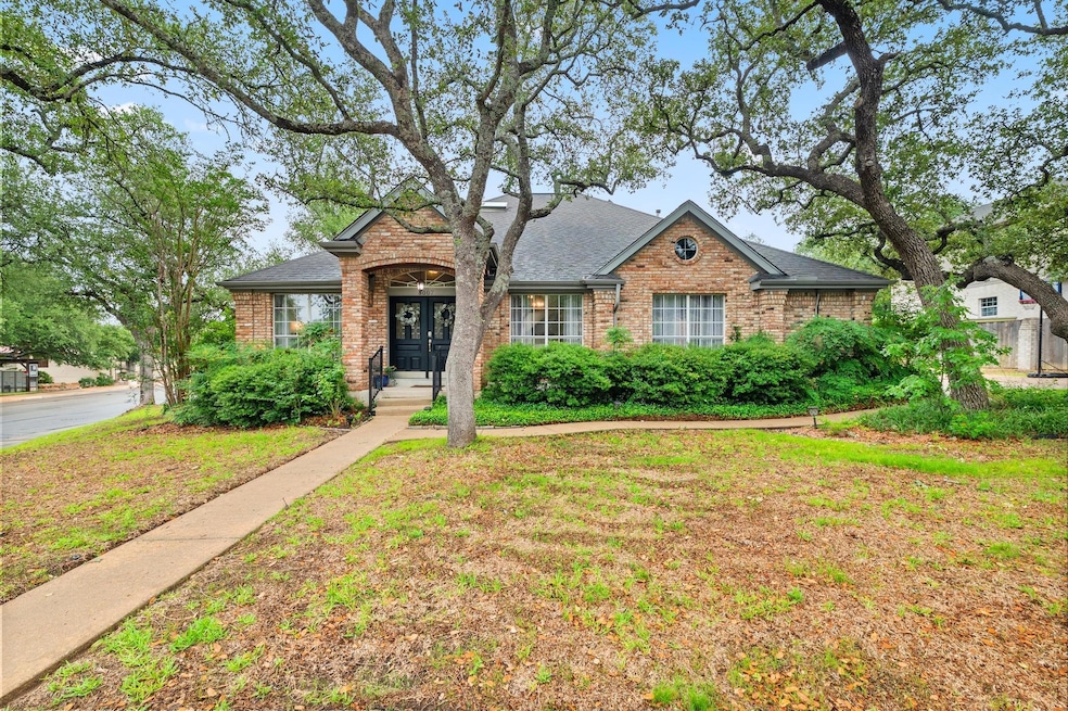 View of front of property featuring brick siding,
