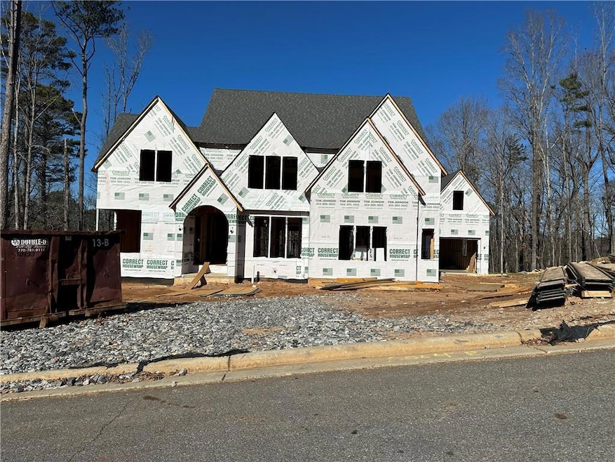 View of unfinished property