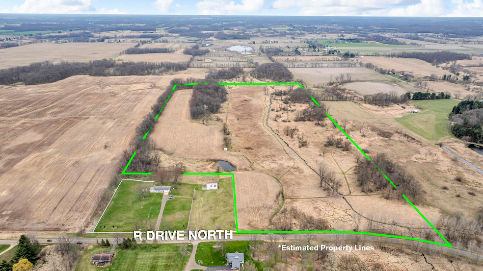 R Drive North Springport MI (Aerials) -