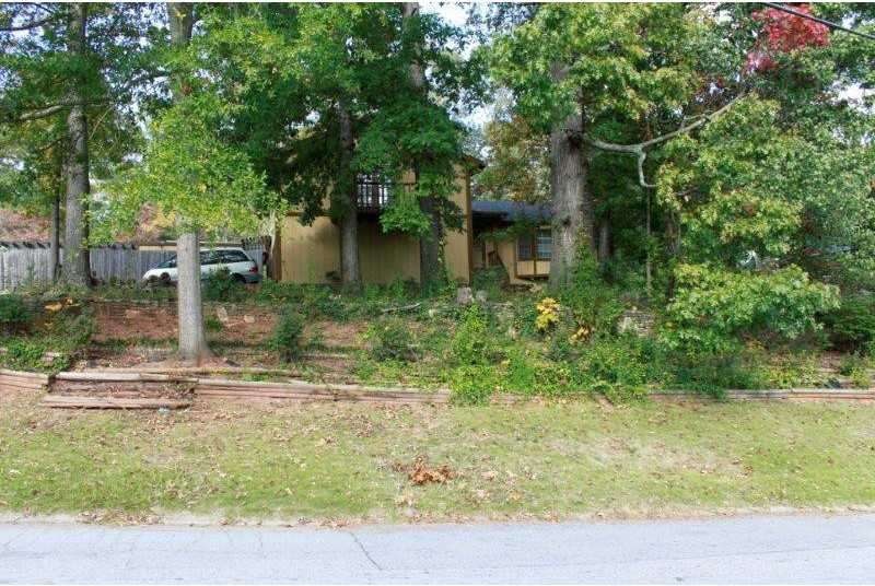 Exterior Front. Large house on corner lot