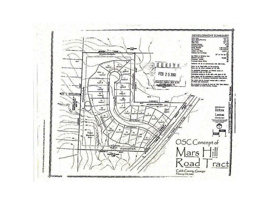Plat Map.