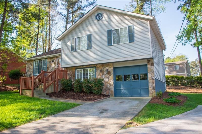 Large flat lot with mature trees