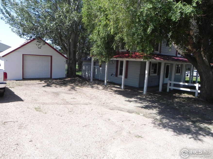 House and garage