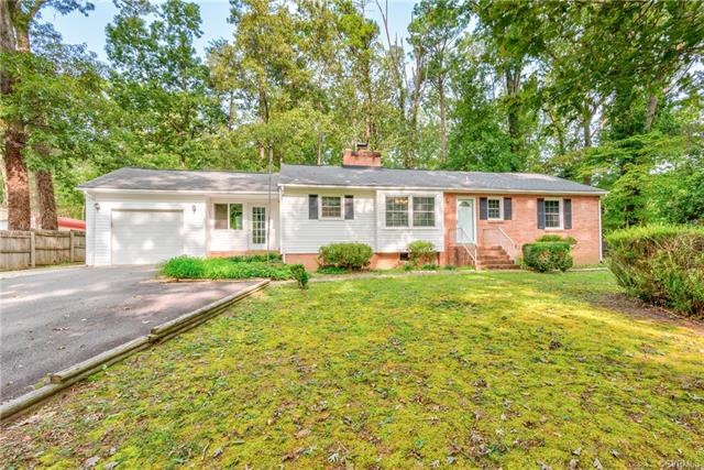 Beautiful ranch home situated on a large private lot.