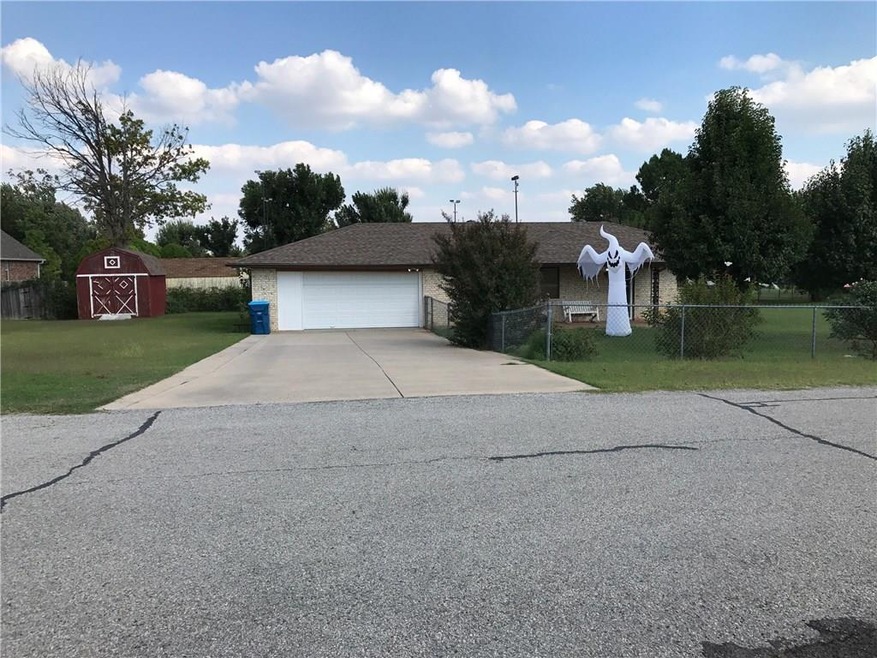 Home faces the West - Oversized 2 car garage with 