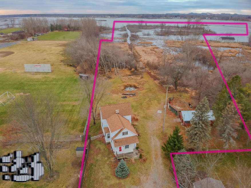 Drone Shot Showing Estimated Property
