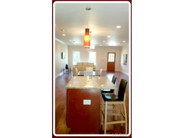 This home has an open floor plan and plenty of spa