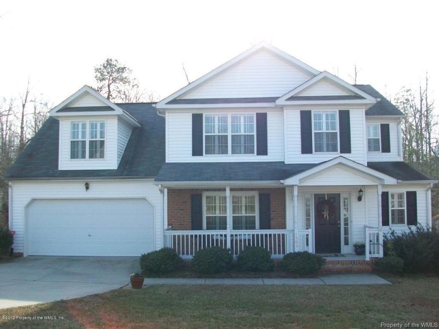 Front Porch and 2 car garage!