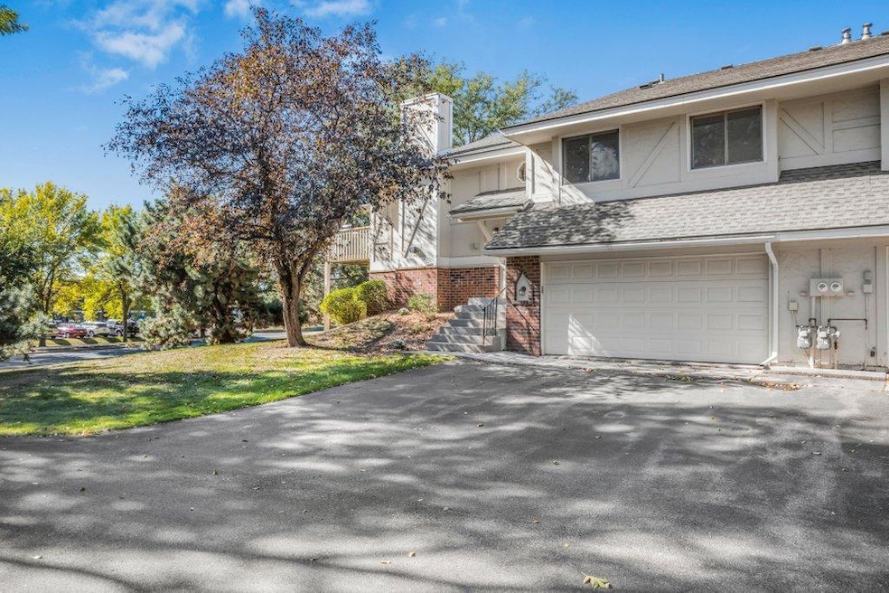 Driveway has space for guest parking.