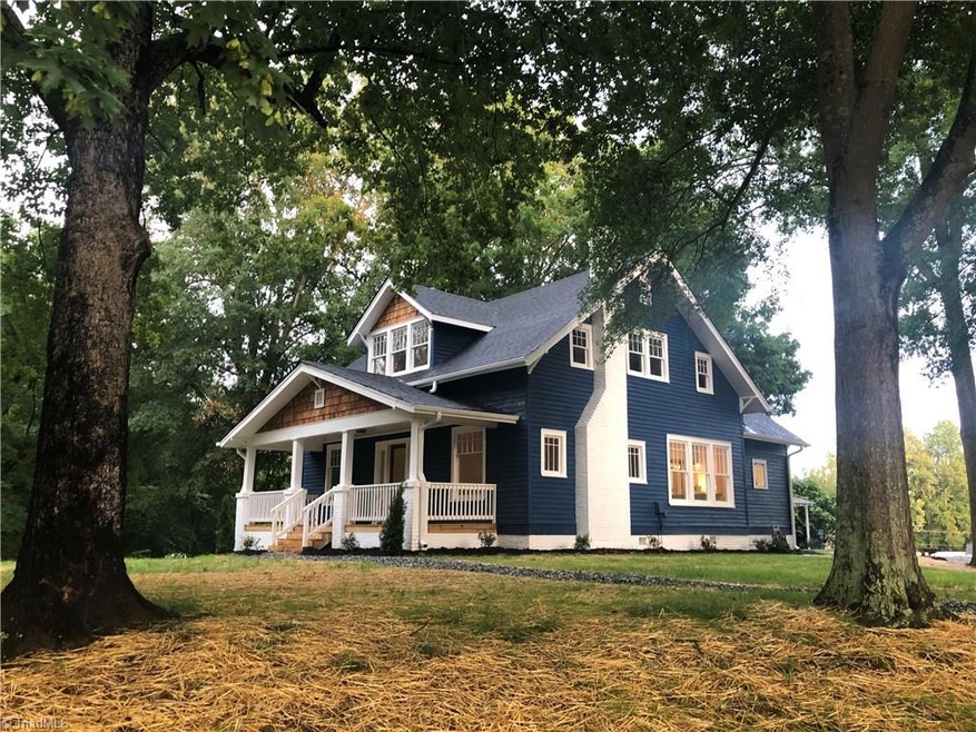 Exterior view of front and side of home