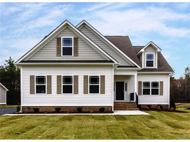 Brick foundation wrap ~ Large front stoop ~ Irriga