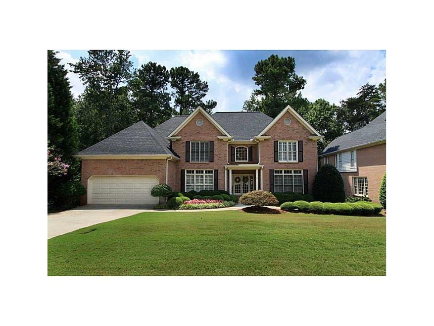Exterior Front. Gorgeous 3 side brick home