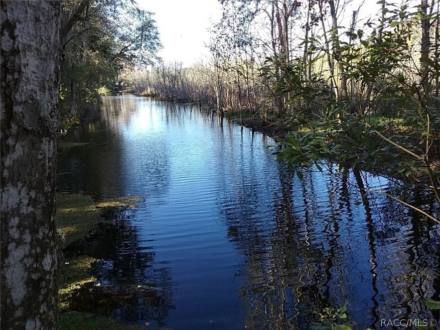 Canal goes to Lake Henderson