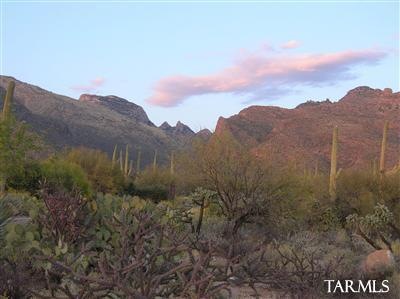 Pima Canyon from building site