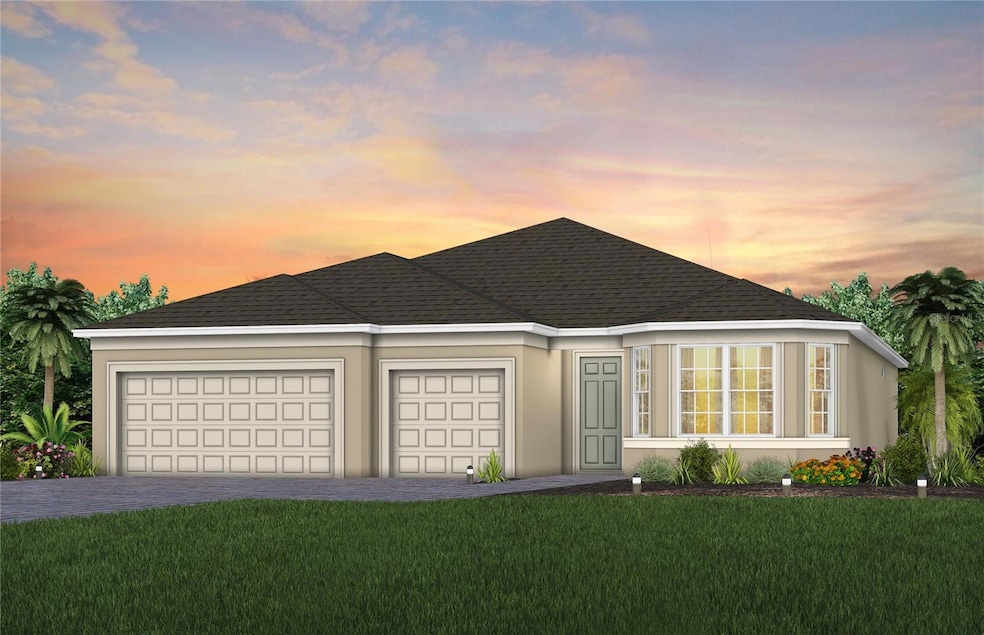 Exterior Design. Artistic rendering for this new construction home. Pictures are for illustrative purposes only. Elevations, colors and options may vary.