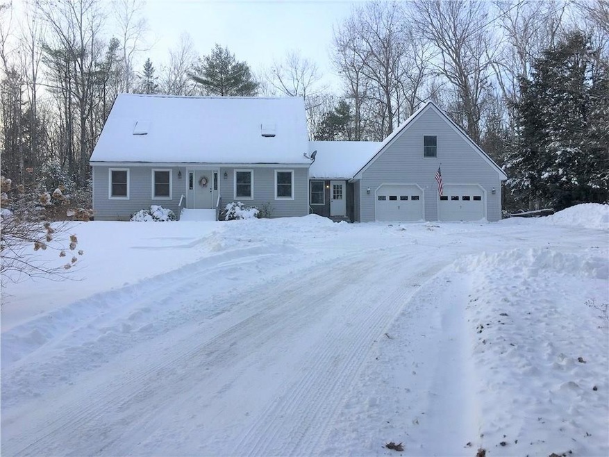 Front of home. Long driveway ensures...
