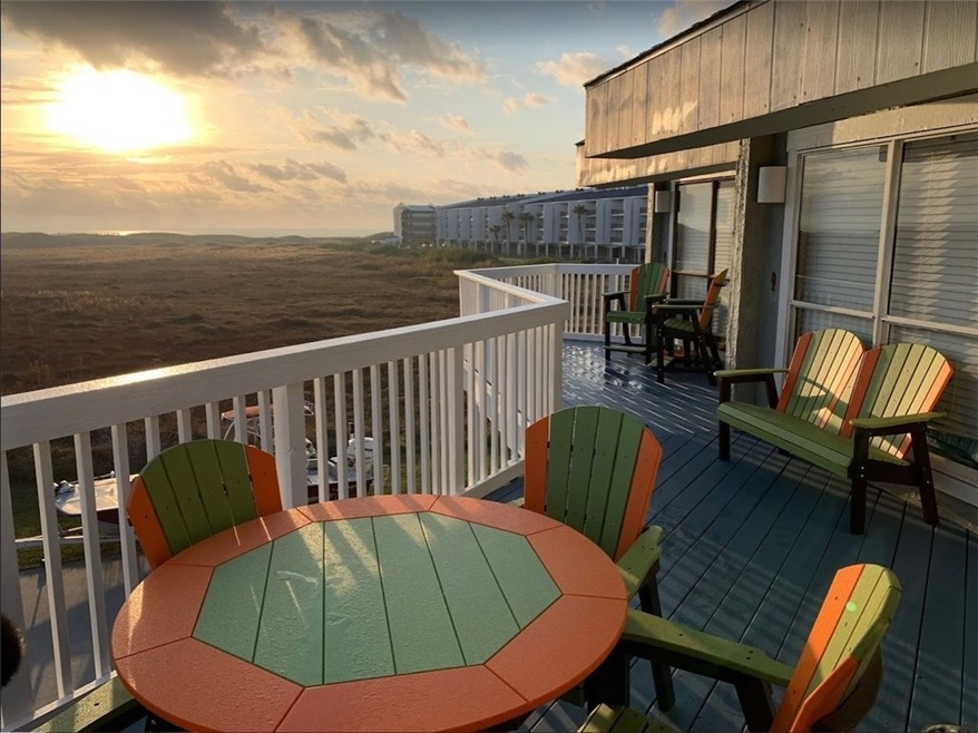 Sunrise over the beach -- what a way to start the