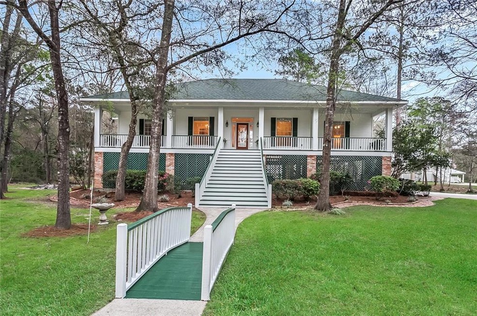 Charming Louisiana raised Acadian style home locat