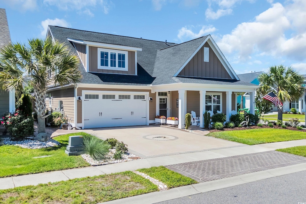 Front View of this well cared for home in a natural gas community.