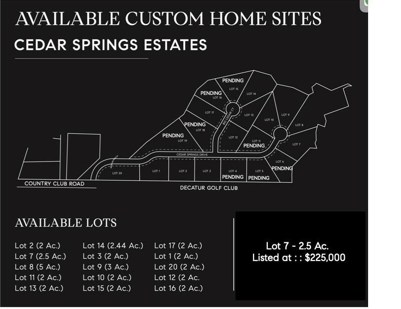 LOT 7 Cedar Springs Dr, Decatur, TX 76234 - photo 1