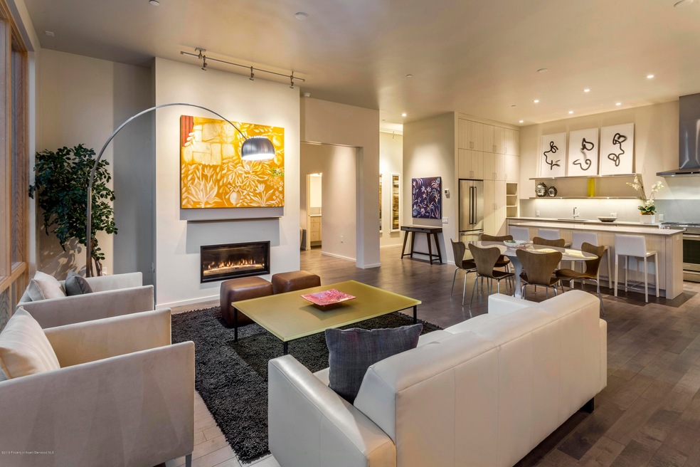 Open Living Room & Kitchen
