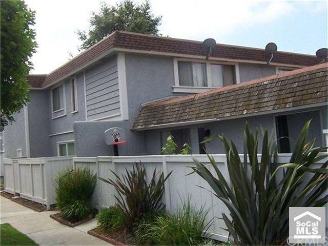 Front view-2 story condo with attached 1 car garag