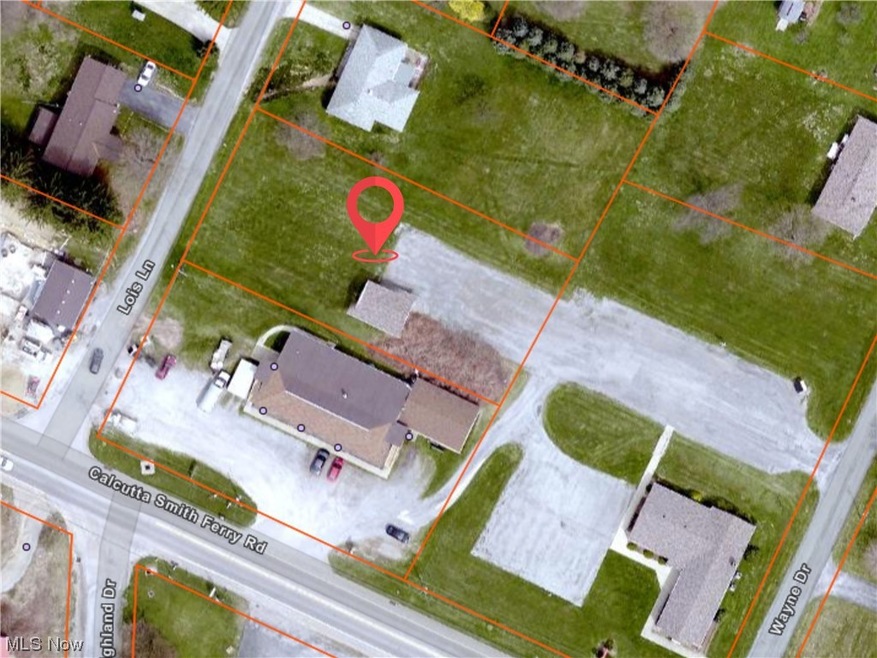 Aerial view showing property lines