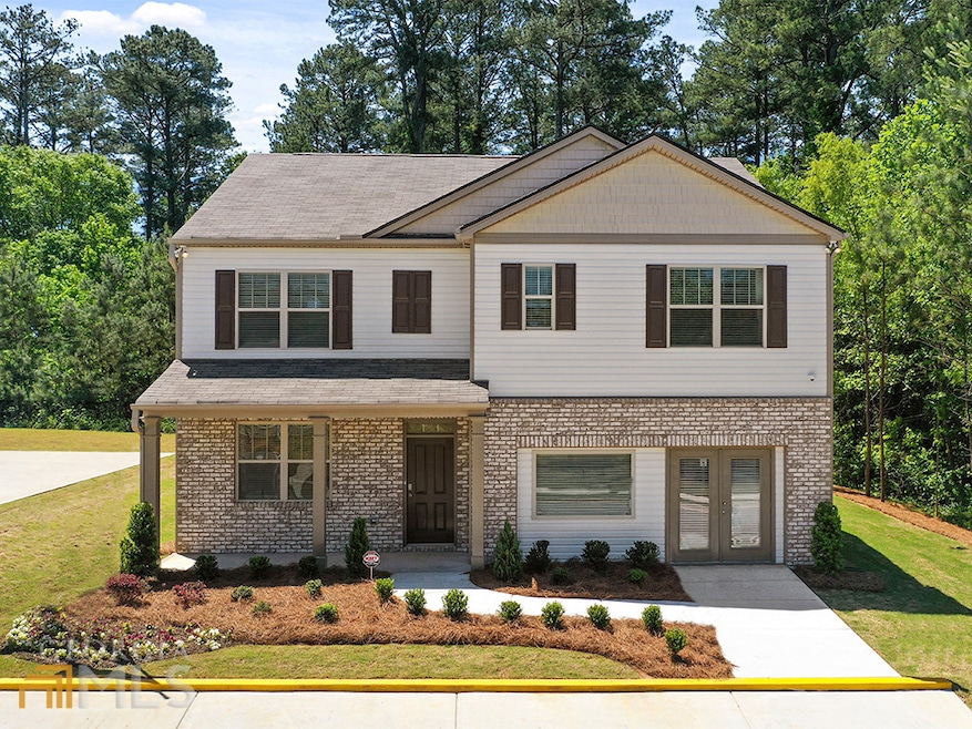 The Hayden Elevation F at Walnut Grove in Pendergr