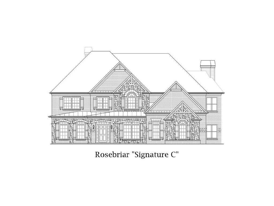 Exterior Front. Beautiful stone and brick elevatio