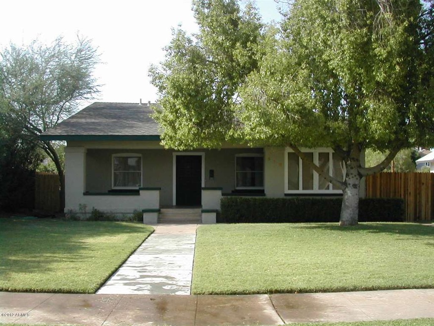 Front of home.