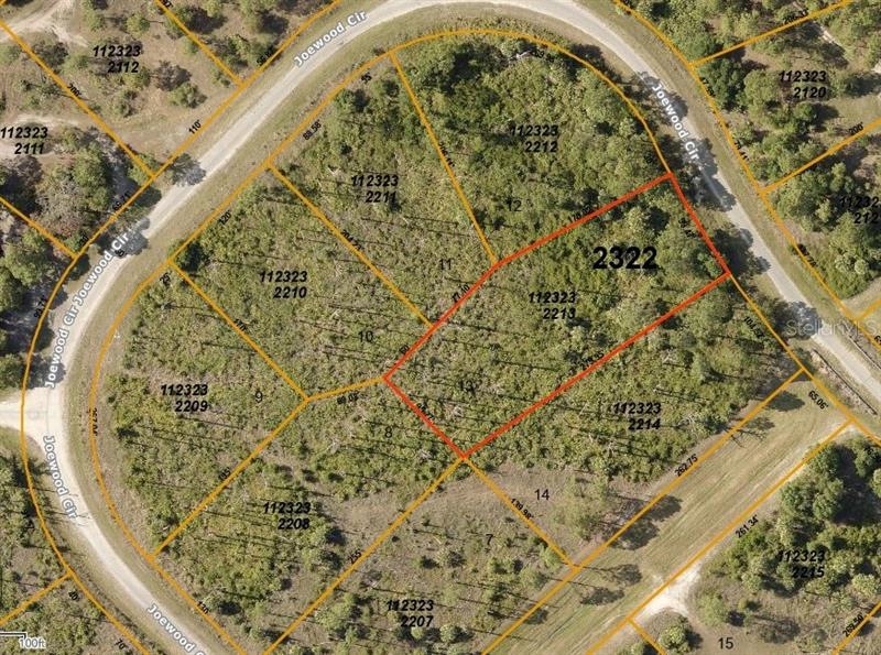 County map of lot