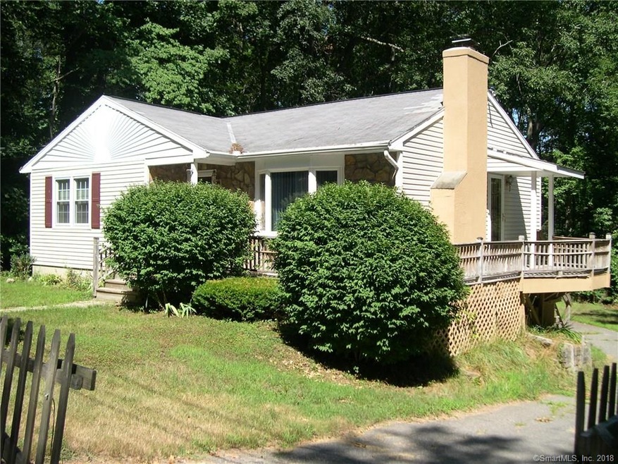 View from driveway