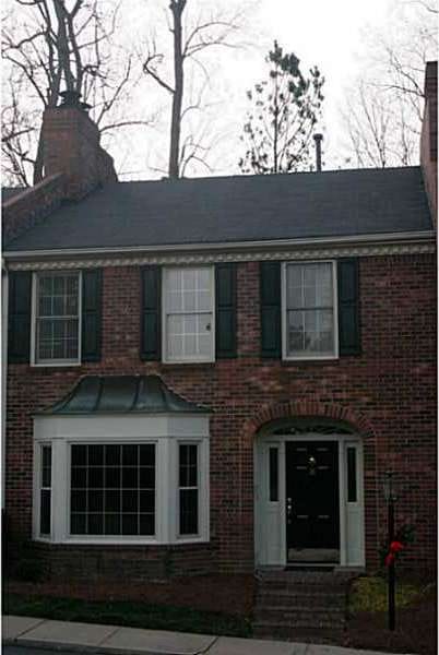 Exterior Front. Traditional 2 Story All Brick Town
