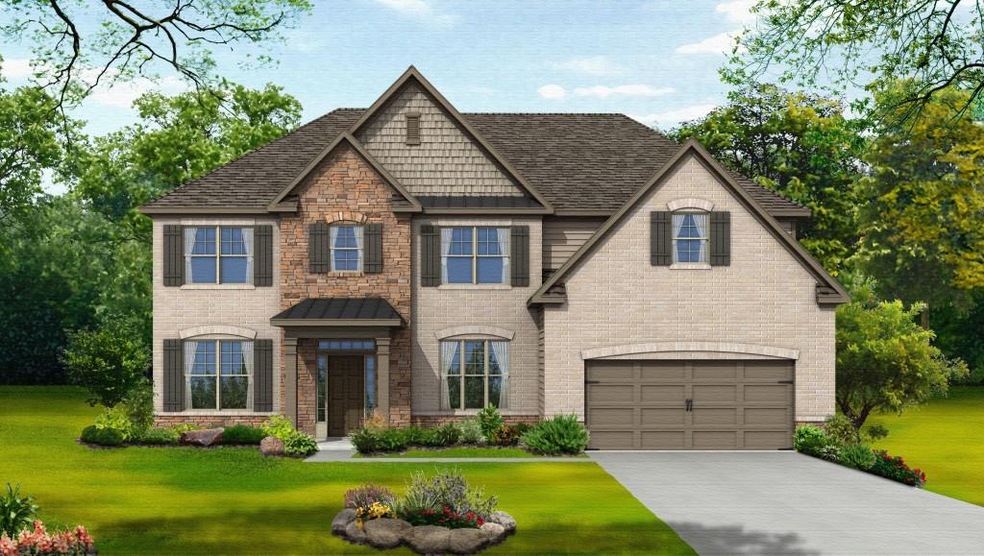 Color Rendering. Not actual home. Sample same plan