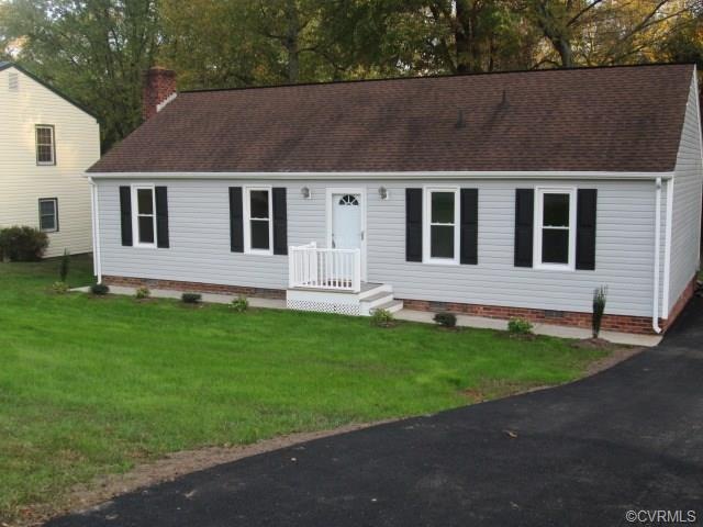New vinyl siding, windows, front porch, and new la