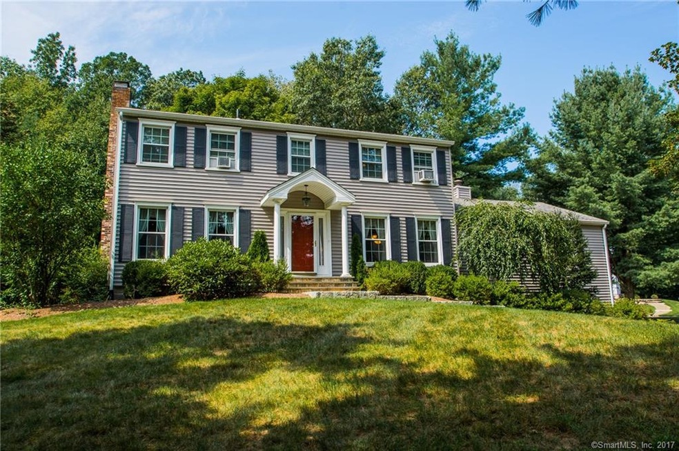Beautiful, stately colonial is a sought after neig