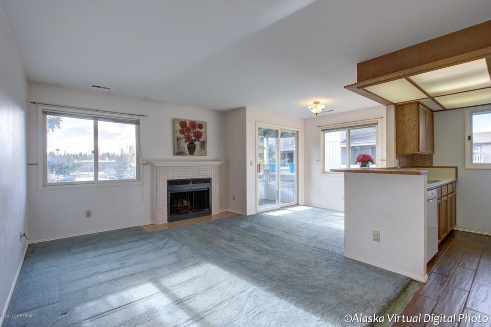 Living room and dining