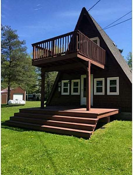 Exterior Front. Front of house facing Lake