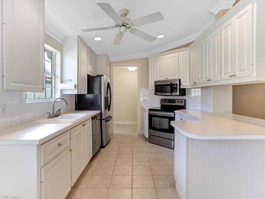 Clean bright kitchen with updated appliances