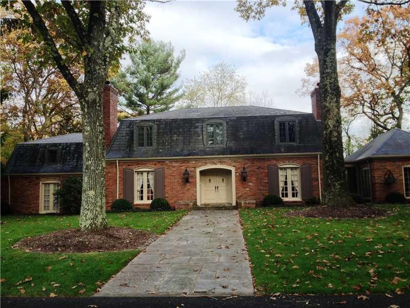 Exterior Front. Spacious custom built home, slate 