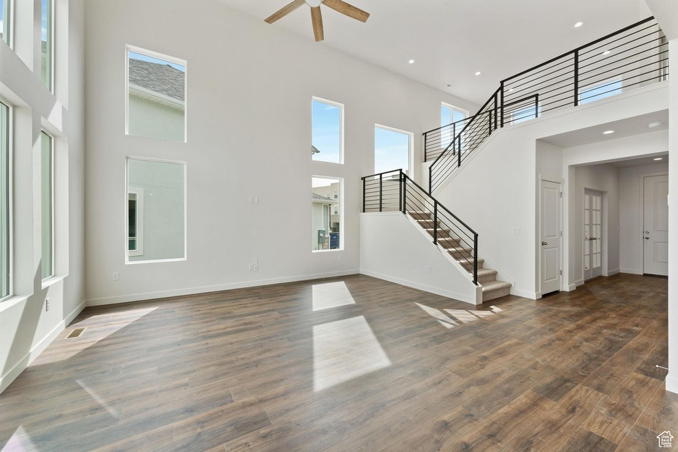 Open to below with tons of windows and 18 foot ceilings