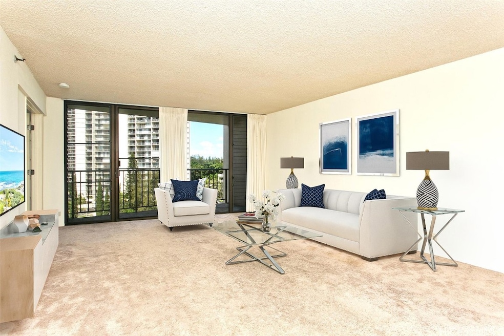Enhanced - Virtually staged large living room