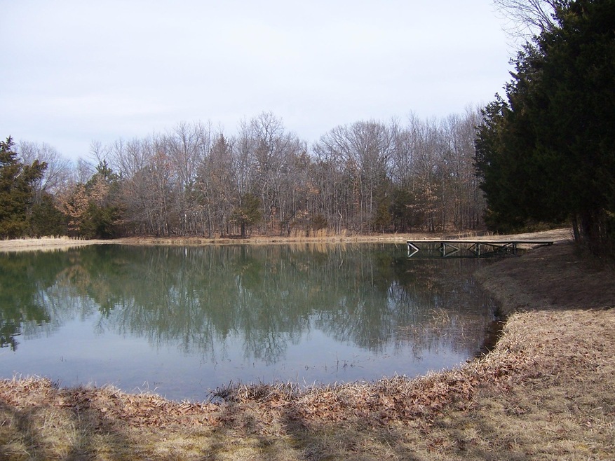5500 N Route E, Pond with dock