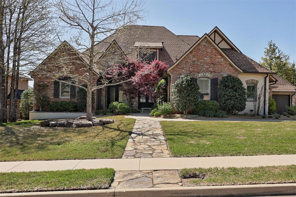 View of front of home with a front yard