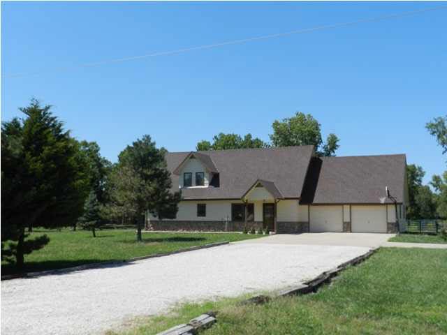 Front View of the Home! Almost 5 acres!